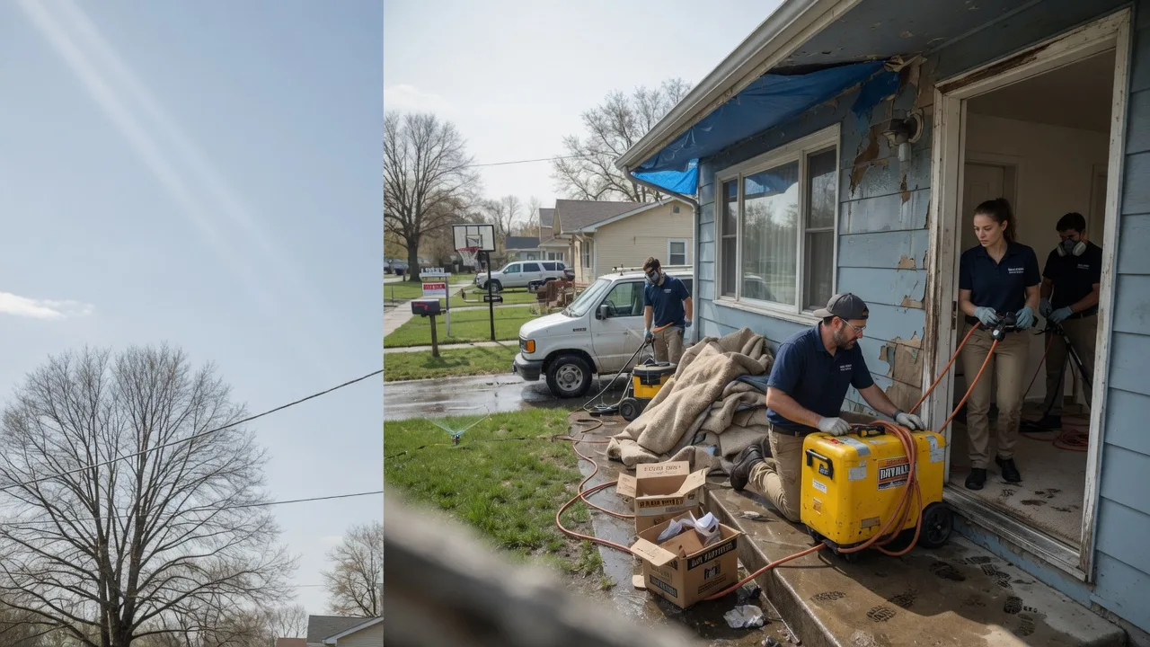 Basement Flood Cleanup in Erie, IL near me